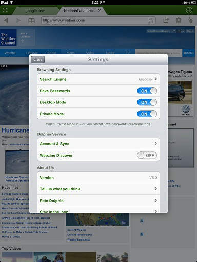 Dolphin Browser launches v5.0 for iPad: Less Typing and More Doing