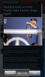 Dolphin Reader Night Mode